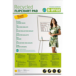 Bi-Office Earth Flipchart-Papier Blanko Euro 50 55 g/m² 5 Stück à 50 Blatt