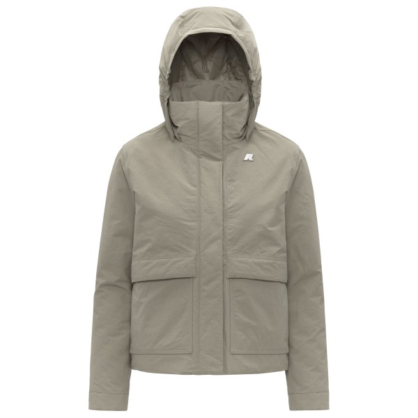 K-Way - Women's Kali Warm Cotton Nylon - Winterjacke Gr L grau/beige