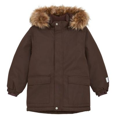 Minymo - Kid's Snow Jacket with Fur - Winterjacke Gr 134 braun