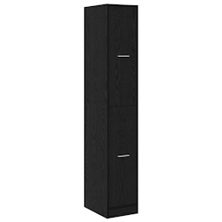 vidaXL Apothekerschrank Schwarze Eiche 30 x 41 x 174.5 cm Image