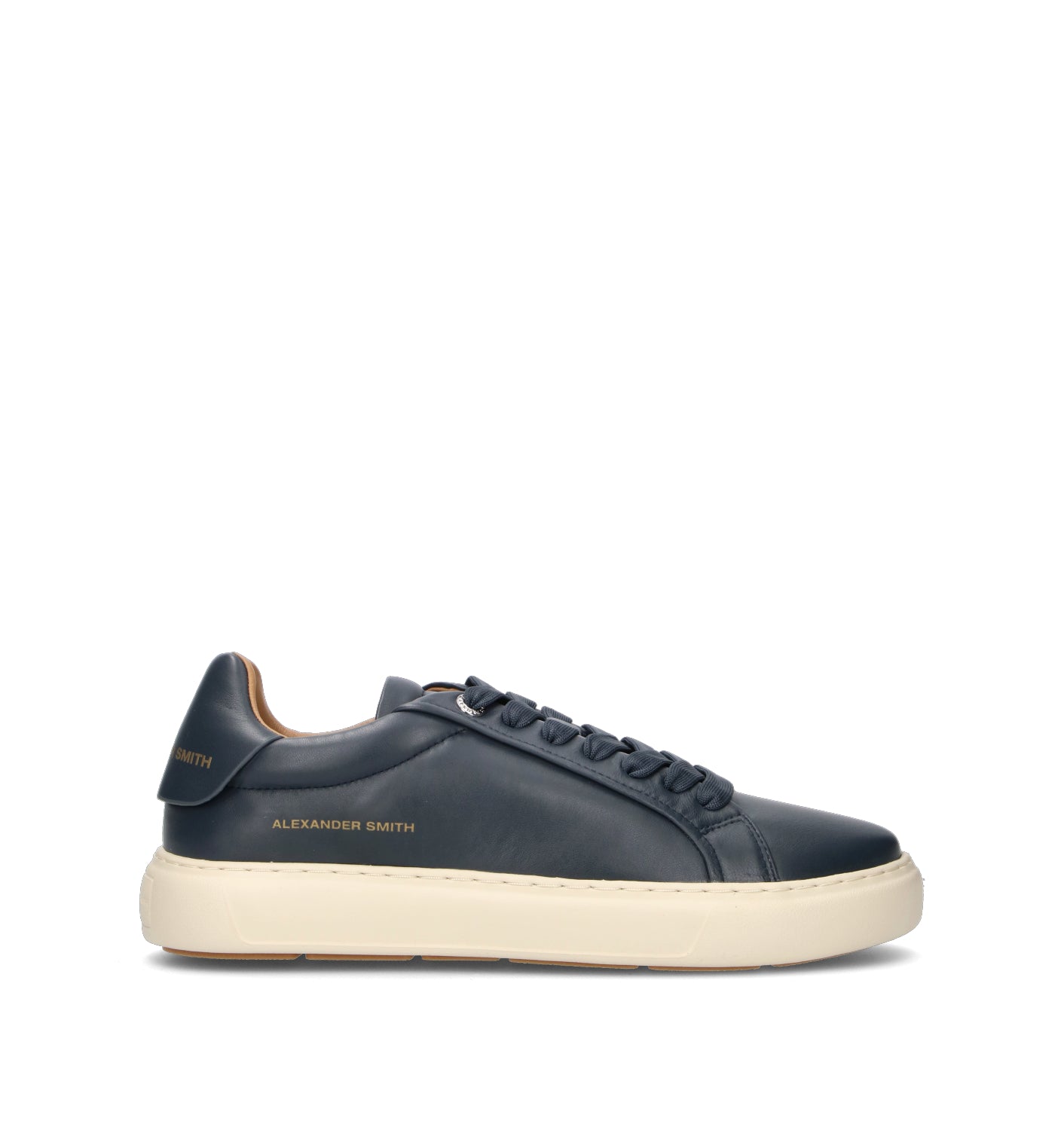 ALEXANDER SMITH Sneaker uomo blu in pelle