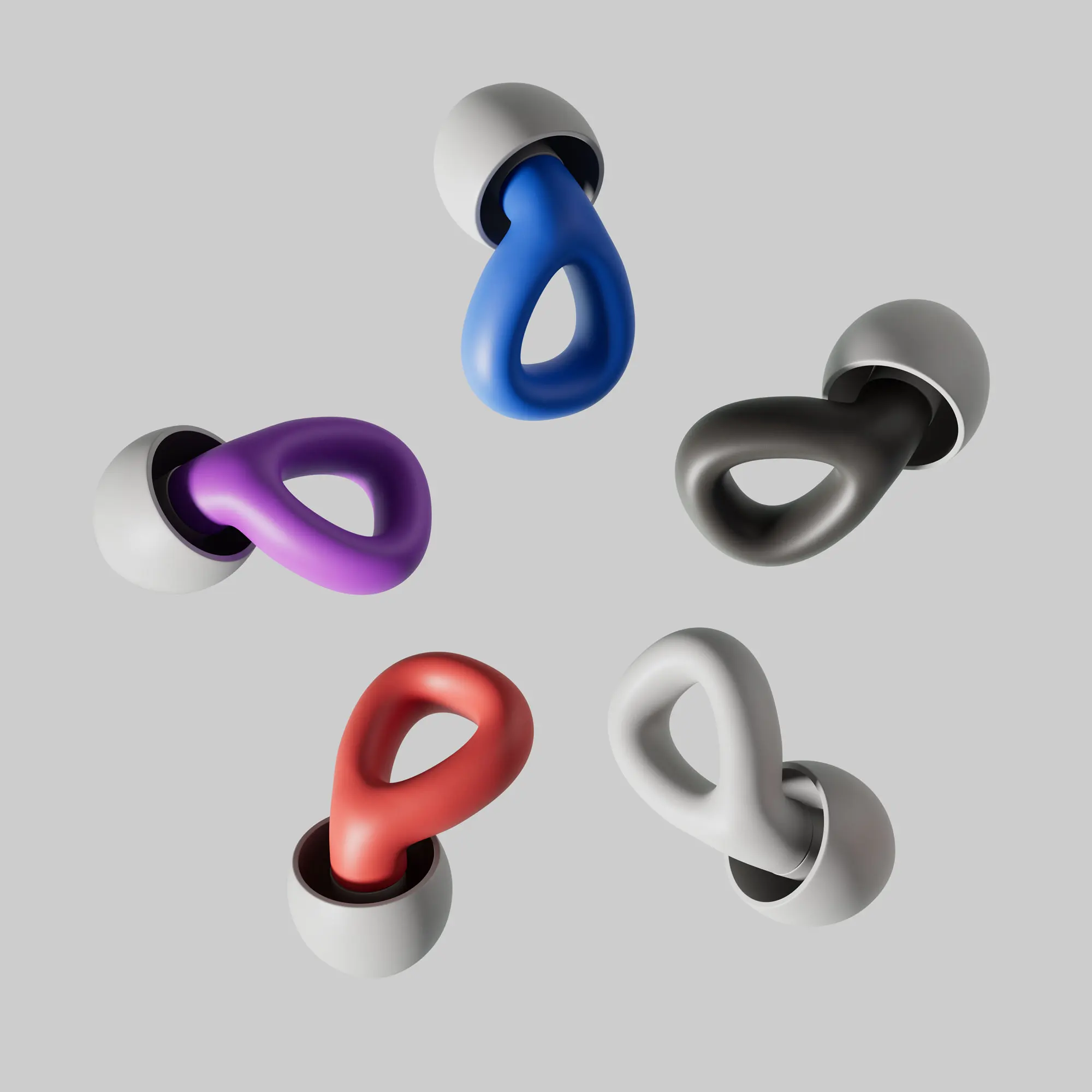 HUAK 1 Set weiche Silikon-Ohrstöpsel – wasserdicht zum Schwimmen, Geräuschreduzierung für Schlaf, Reisen und wiederverwendbarer Schutz Image