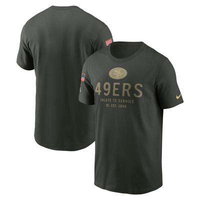 San Francisco 49ers Nike 2025 Salute To Service Primary Edge Dri-FIT T-Shirt - Herren Image