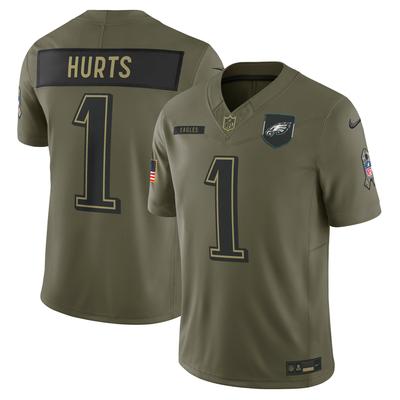 Philadelphia Eagles Nike 2025 Salute To Service Trikot - Jalen Hurts - Herren Image