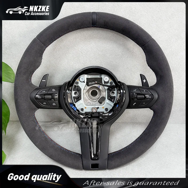 M Sport Lenkrad Alcantara Lenkrad für BMW E Serie M3 E90 E91 E92 E93 X5 E70 X6 E71 X1 E84 E81 E82 E87 E88 Image