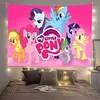 M-My L-Little P-Pony Anime Wandteppich Hippie Blumen Wandteppiche Wohnheim Dekor Günstige Hippie Wandbehang