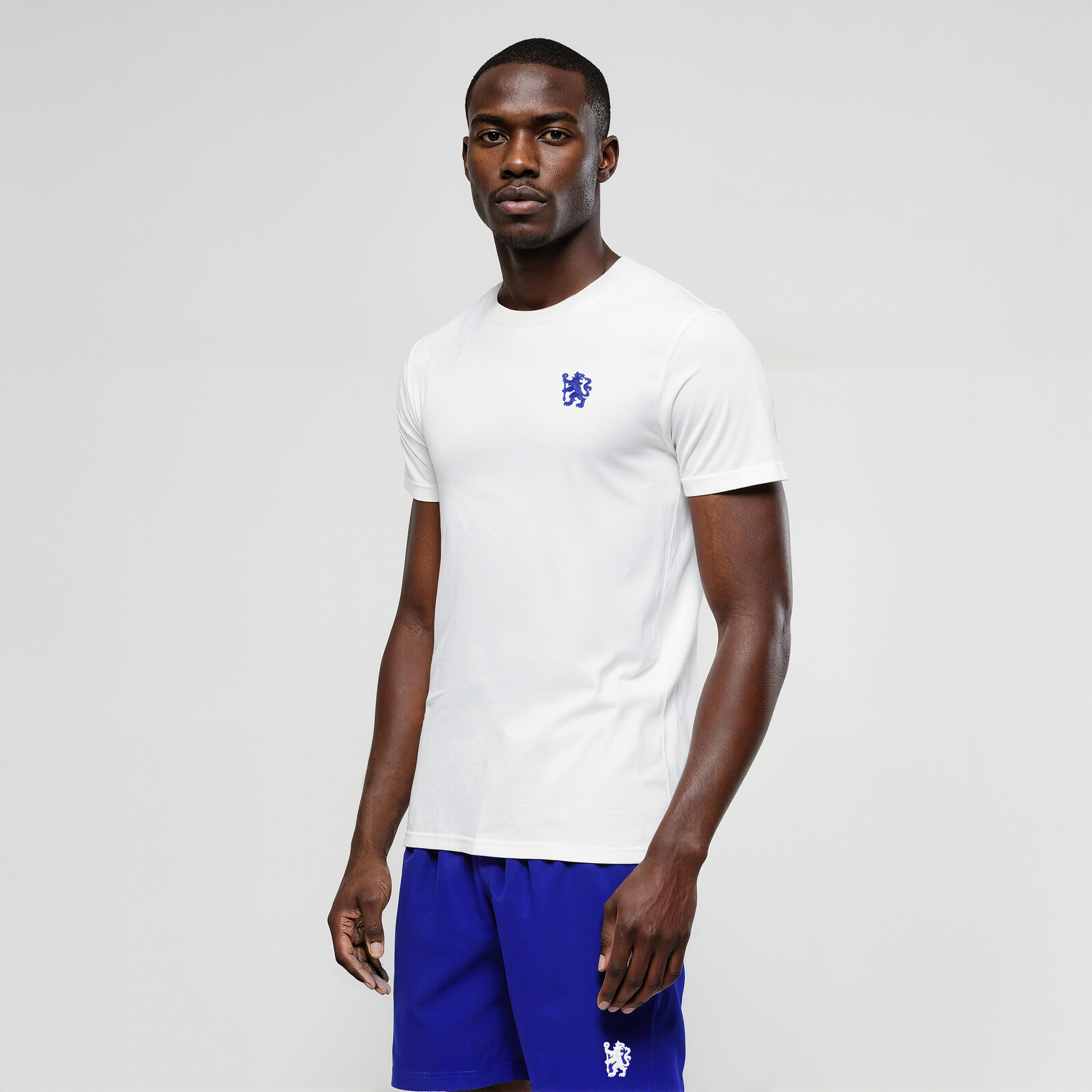 Chelsea Kurzer Pyjama mit Logo – Blau – Herren Image