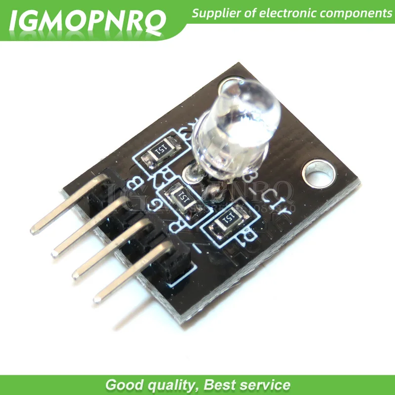 50 Stück 4-poliges KY-016 dreifarbiges 3-Farben-RGB-LED-Sensormodul für DIY Starter Kit KY016 IGMOPNRQ Image