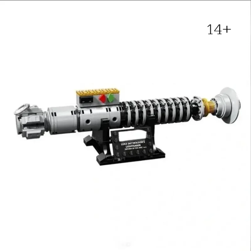MINISO Auf Lager 145 Stück Moc-40730 Luke Skywalkers Lichtschwert Space Wars Ziegel Modell DIY Set Gebäude Home Decor für Kinder Geschenke Image