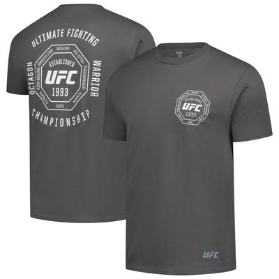 Anthrazitfarbenes UFC Octagon Warrior T-Shirt für Herren Image