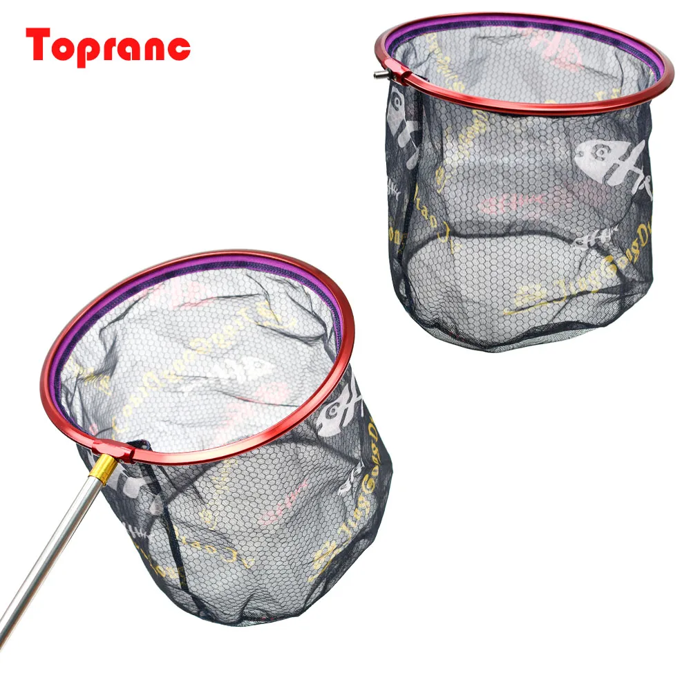 1 pz lega di alluminio nylon gomma carpa pesce atterraggio manico pieghevole veloce rete da pesca sul ghiaccio guadino pieghevole per pesca a mosca