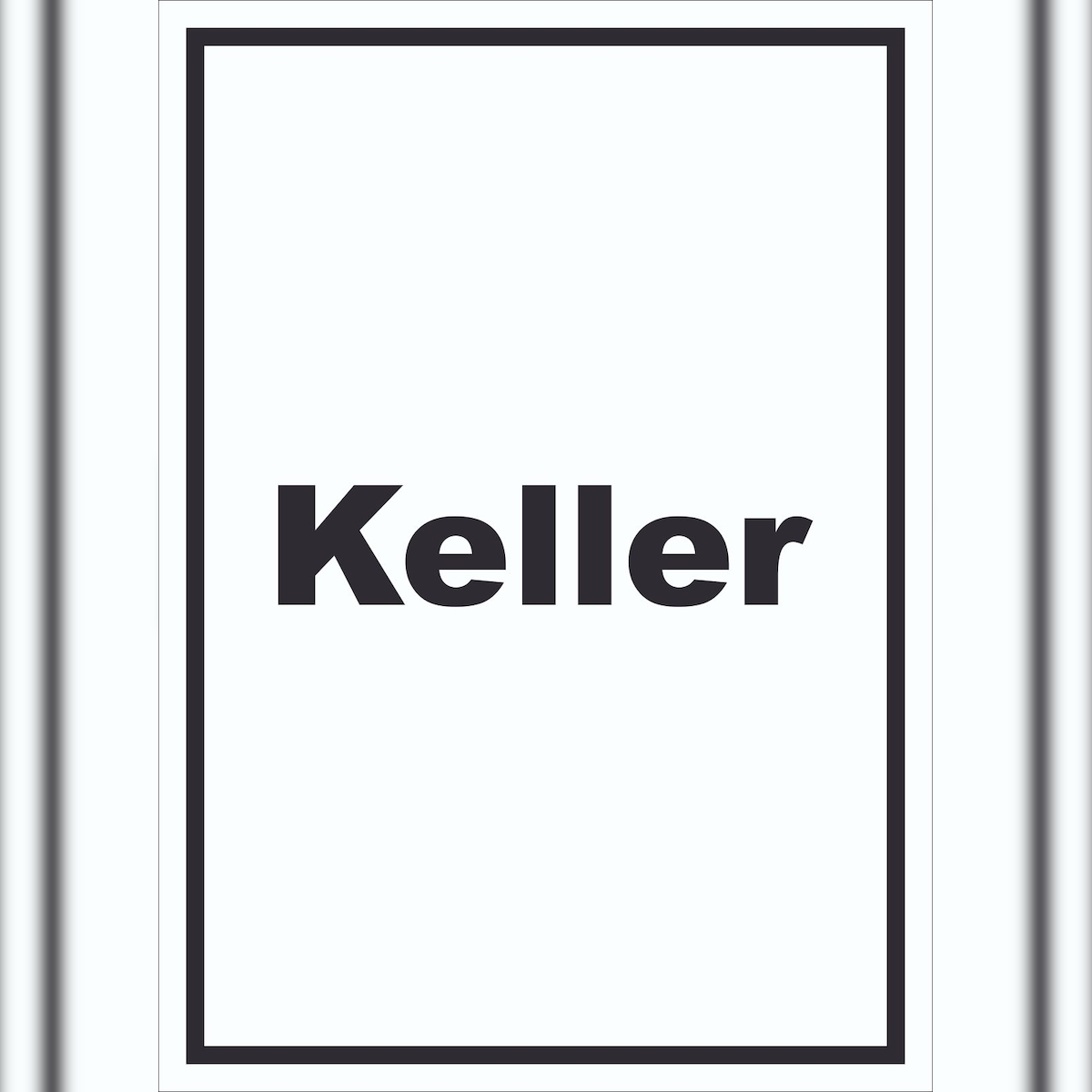 HB-Druck Keller Schild mit Text hochkant A2 (420x594mm) Image
