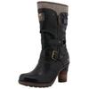 Winterstiefel MUSTANG SHOES "Palma", Damen, Gr. 40, Normalschaft, schwarz, Lederimitat, Textil, modisch, Schuhe, Kurzstiefel, Winterstiefel mit wärmendem Textifutter