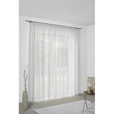 Vorhang WIRTH "Sunday", weiß, B:142cm H:195cm, Baumwolle, Polyester, Gardinen, nach Maß Image