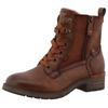 Winterstiefelette MUSTANG SHOES "Gelja", Damen, Gr. 41, braun, Lederimitat, used, klassisch, Schuhe, Winterstiefelette, Boots mit Innenreißveschluss