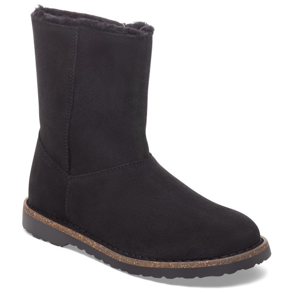 Birkenstock - Women's Uppsala Zip Suede Shearling - Winterschuhe 41 - Narrow | EU 41 grau/schwarz