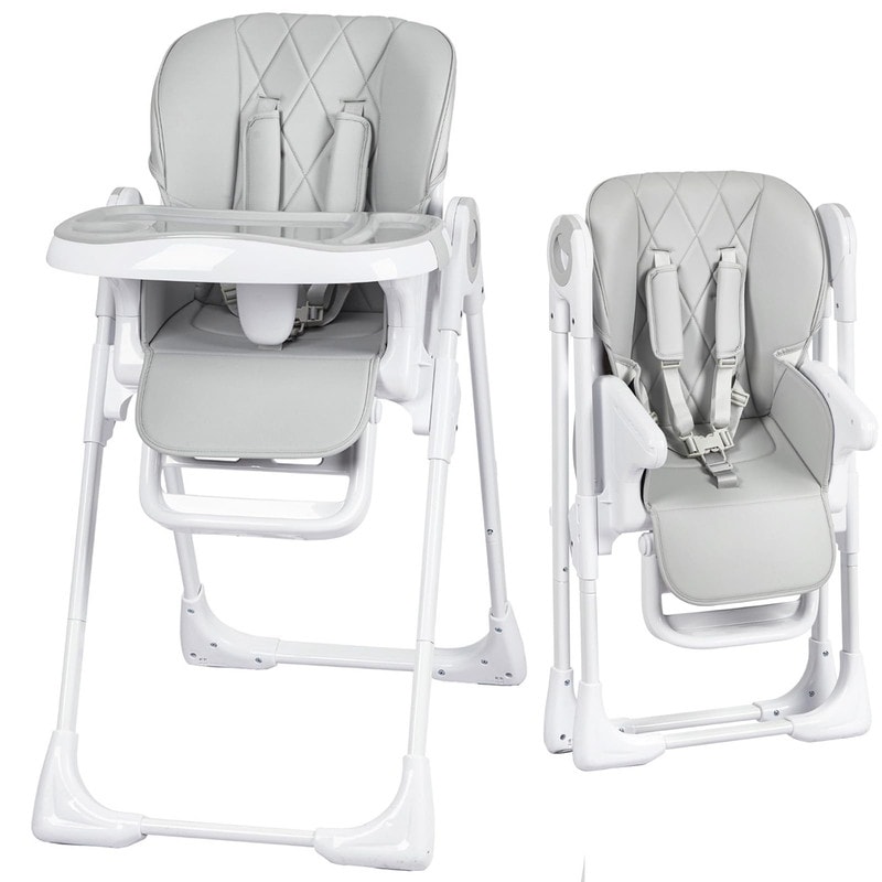 Multifunctional Foldable Infant High chairs with Adjustable Height and Recline for Babies & Toddlers