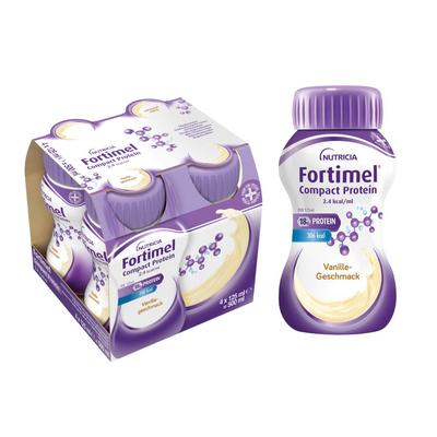 Fortimel Compact Protein 2.4 kcal Vanille 4x125 ml Flüssigkeit Image