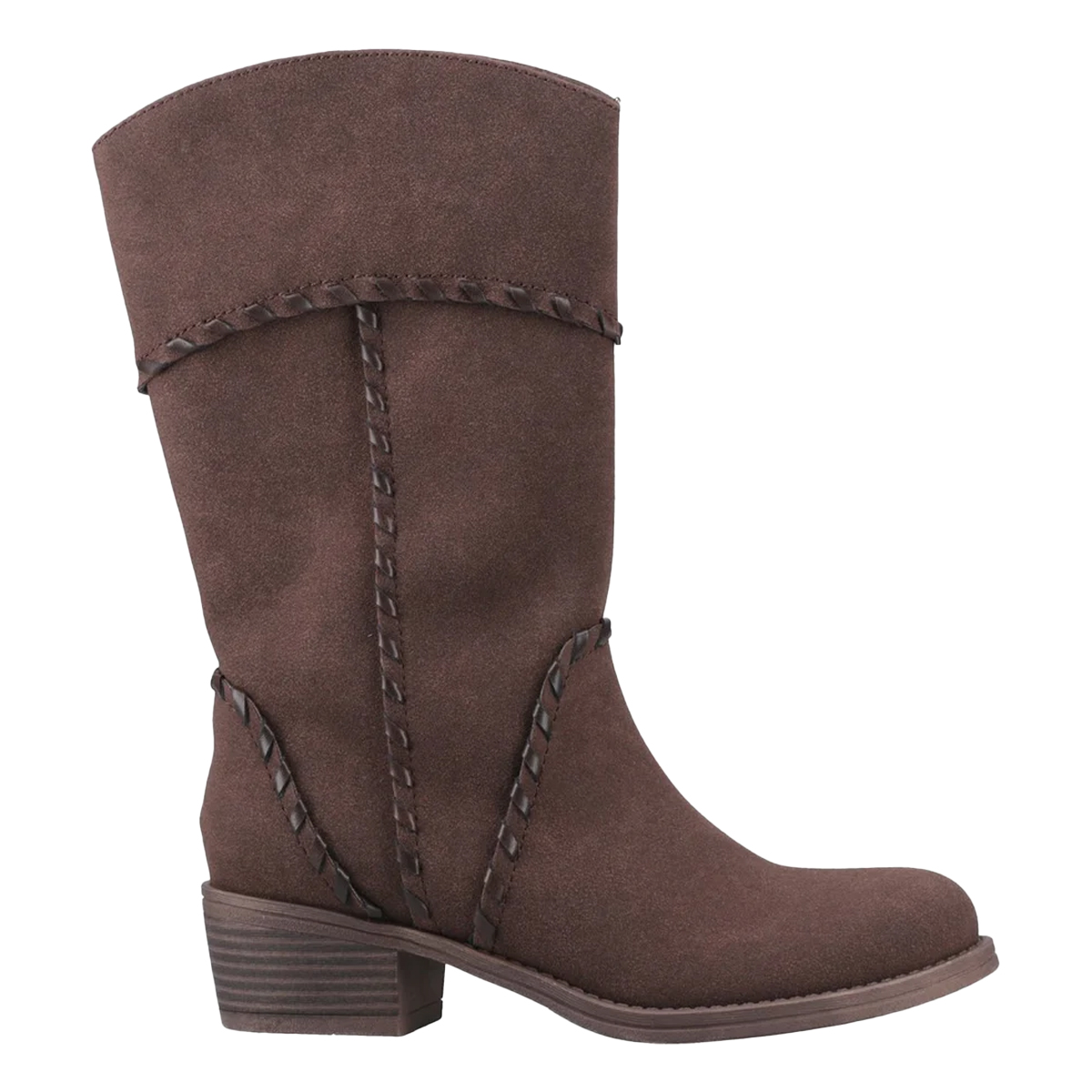 Rocket Dog Womens/ladies Rowdy Cowboy Boots (dark Brown) - Size UK 8 | Rocket Dog Sale | Discount Designer Brands