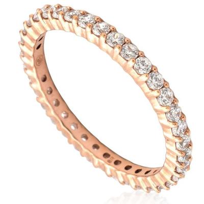 Rose,Tone Matrix Vittore Ring, Size 60 - Metallic - Swarovski Rings