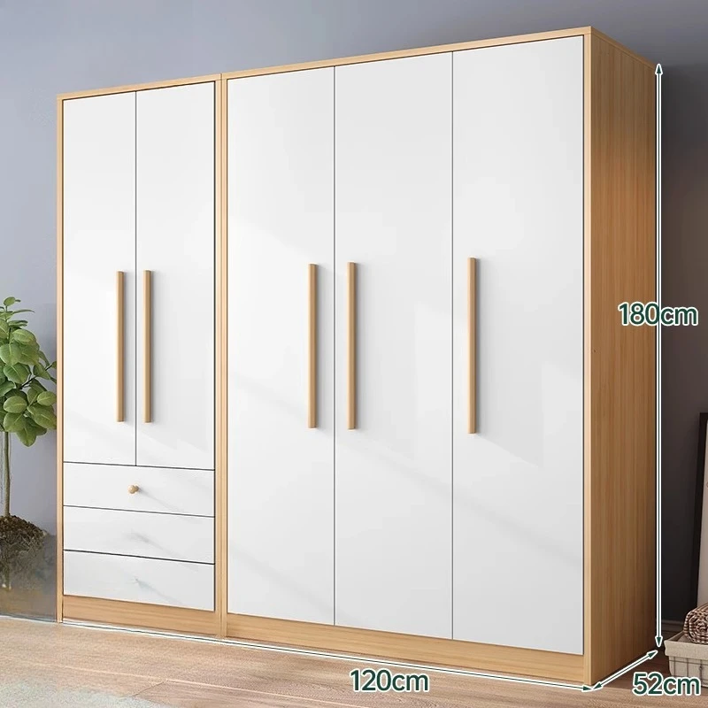 Moderne japanische Kleiderschrank Schlafzimmer Kleiderbügel Kinderschrank Kleiderschrank Multifunktions-Aufbewahrung Armoire De Rangement Hotelmöbel