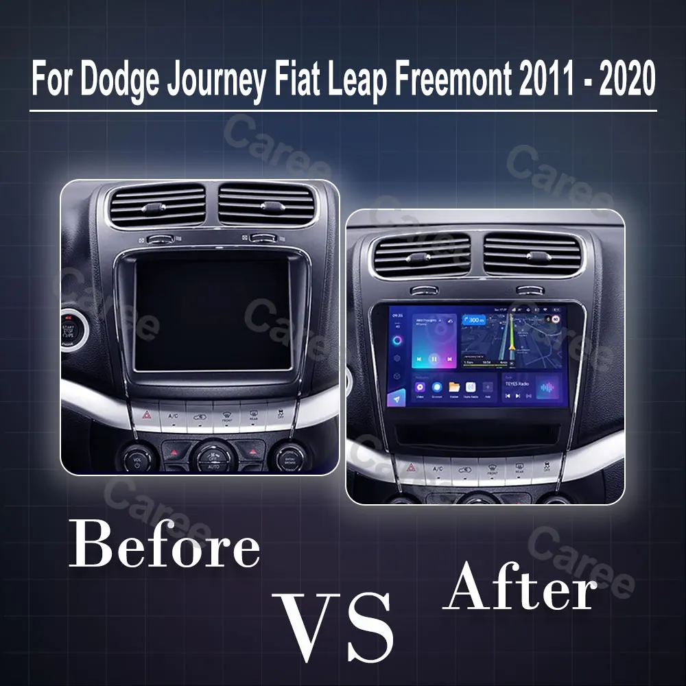 Android 15 Per Dodge Journey Fiat Leap Freemont 2011 - 2020 Radio Carplay Auto Radio Stereo Lettore Multimediale 4G di Navigazione GPS