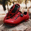 Herren Racing Mountainbike-Schuhe mit Mountainbike-Schuhen, rutschfeste Sohlen, bequem für den Außenbereich, Mountainbike-Schuhe, Größen 36–46