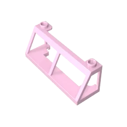 Gobricks GDS-90118 Windschutzscheibe 2 x 6 x 2 Zug ohne Glas, kompatibel mit Lego 13760 Kinder-DIY-Bausteinen, technisch Image