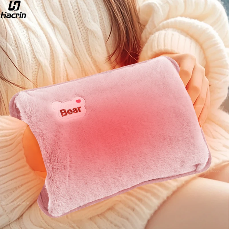 Handwärmer, elektrische Handheizung, tragbarer Handheizungswärmer, wiederaufladbar, elektrisch, beheizte Handschuhe, warme Handtasche, Warmwasserbeutel Image