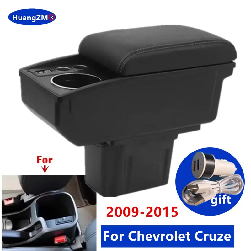 Für Chevrolet Cruze Armlehne Für Holden Cruze Armlehne Box Arm 2009-2015 Mittelkonsole Lagerung Box Innen 2010 2011 2013 2014 Image