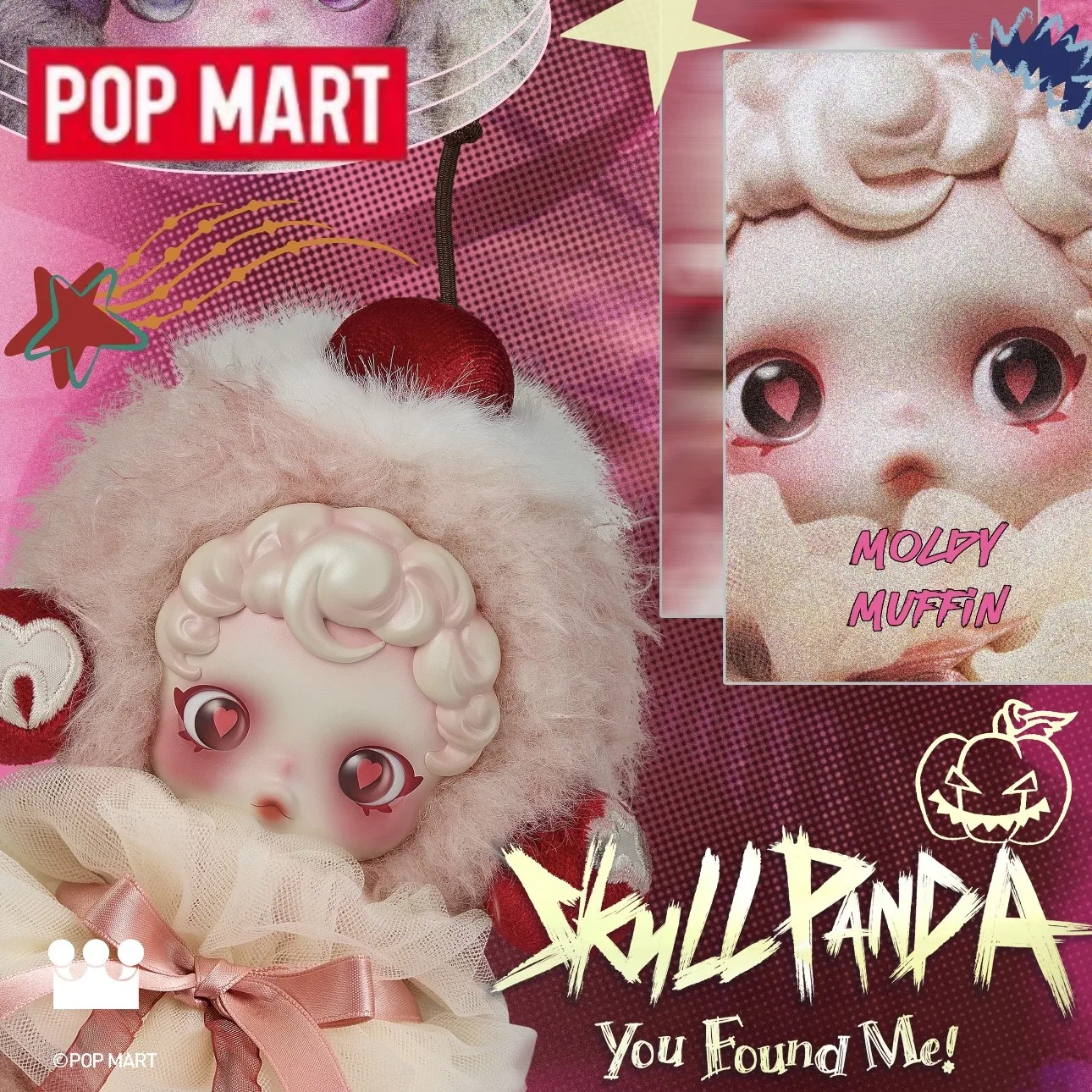 POPMART SKULLPANDA YOU FOUND ME Serie Echte Blind Box Mystery Box Guess Bag Spielzeug Puppe Niedliche Anime Figur Desktop