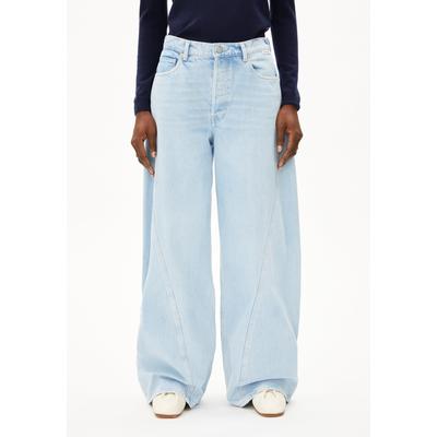 AALTHEA BARREL JEAN | Barrel Leg Mid Waist aus recycelter Baumwolle - blau (25-32) Image