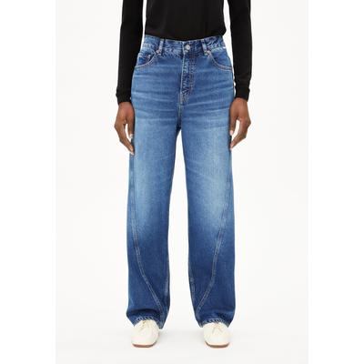 HAAYI | Wide Leg Low Waist aus recycelter Baumwolle - blau (25-34) Image