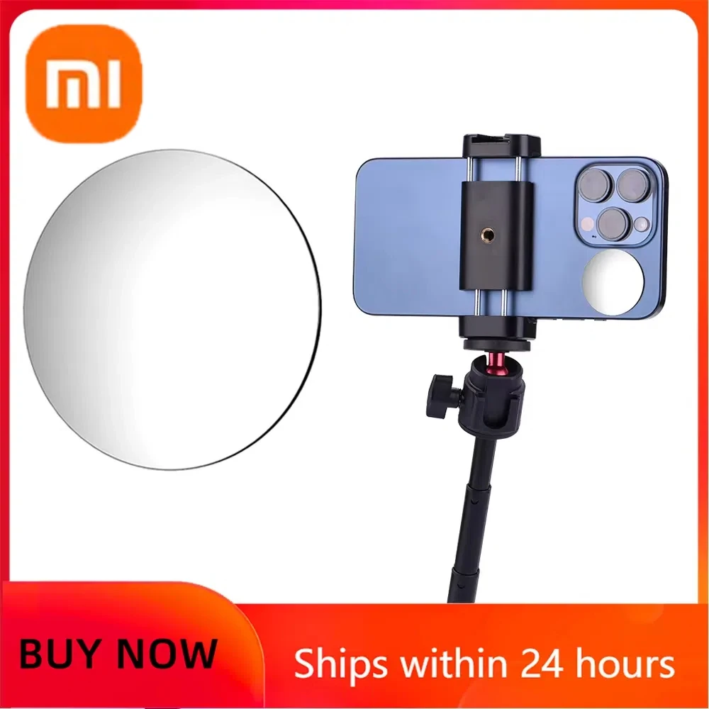 XIAOMI Smartphone Selfie Mirror Portable Reusable Disk Sticker Universality Photo Video Selfie Vlog Makeup For IPhone Samsung