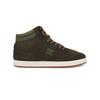 Winterboots DC SHOES "Crisis 2 Hi Wnt", Gr. 14(48,5), olive, sanftes weiß, Obermaterial: Leder (Kuh) / Futter: Textil / Außensohle: Gummi, Schuhe