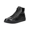 Sneaker NERO GIARDINI "Nero Giardini Sneaker Leder", Herren, Gr. 42, schwarz, Leder, casual, Schuhe