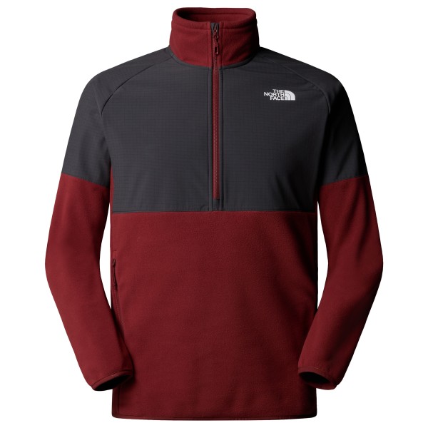 The North Face - Glacier Heavyweight 1/2 Zip - Fleecepullover Gr M rot