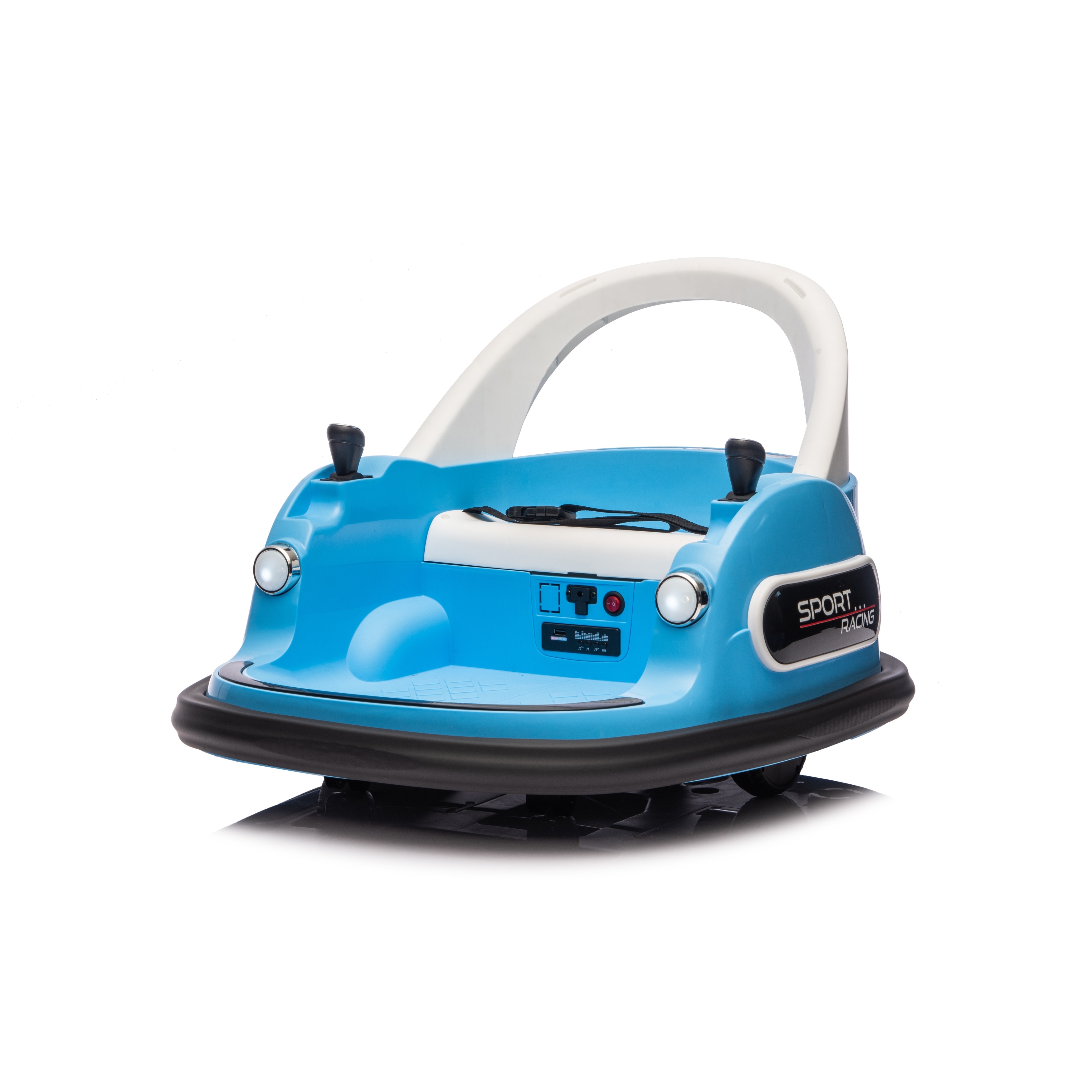 12V ride on bumper car for kids,electric car for kids,1.5-5 Years Old,W/Remote Control, LED Lights, Bluetooth & 360 Degree Spin