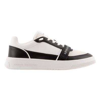 Armani Exchange - Sneaker für Herren, Wildleder (Weiß/Schwarz) Image