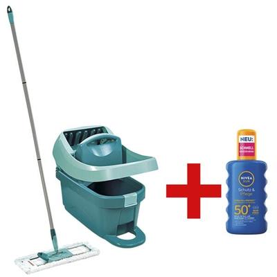 Leifheit Bodenwischer-Set »Clean Twist M Ergo« inkl. Sonnenlotion »Schutz & Pflege« LSF 5 Image