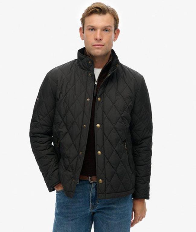Quilted Estate Country Jacket - Black - Superdry Jackets