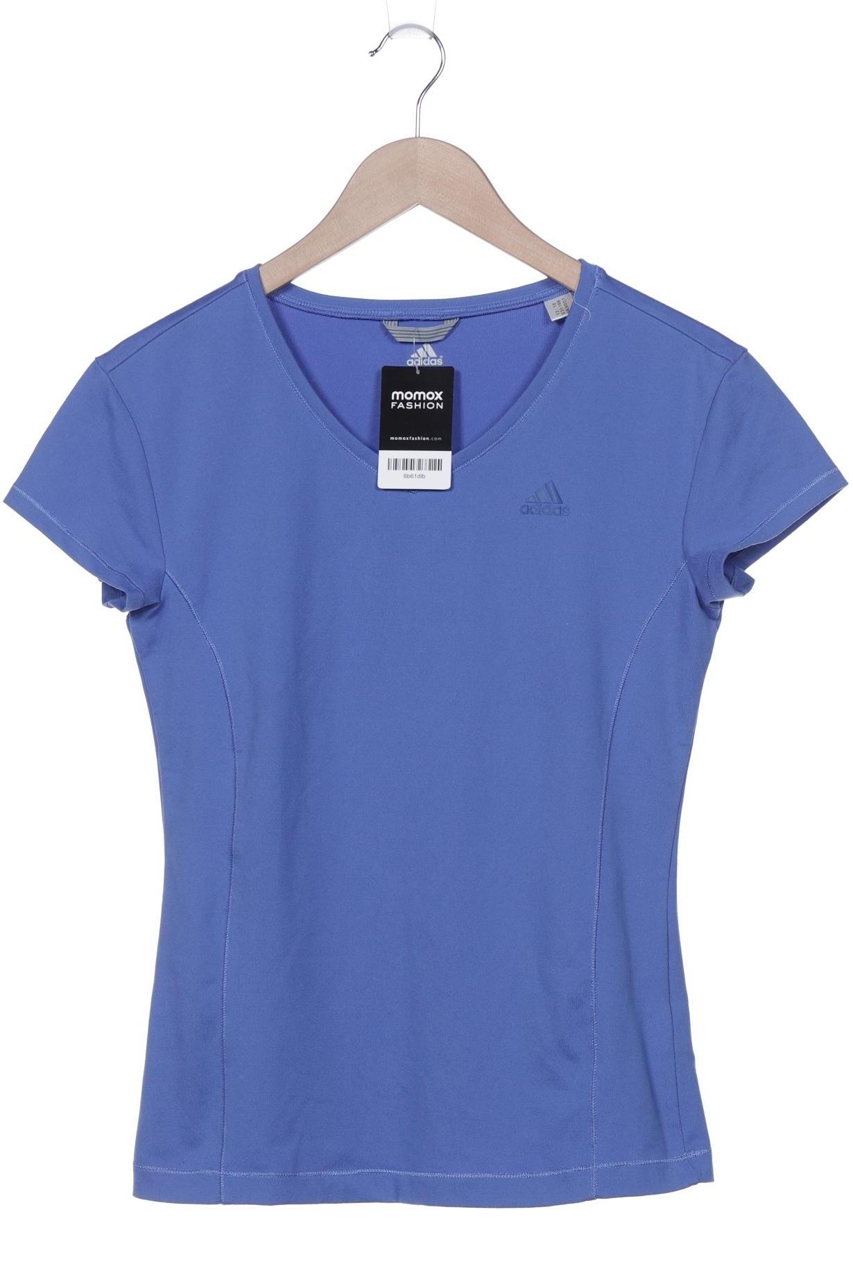adidas Damen T-Shirt, Gr. 40, blau, Elasthan, Synthetik Image
