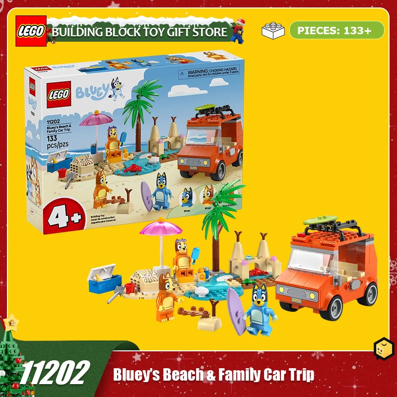 LEGO Bausteine Weihnachtsfeier 11202 Bruy's Beach Bike Tour Set Kinderspielzeug Weihnachtsgeschenk Image