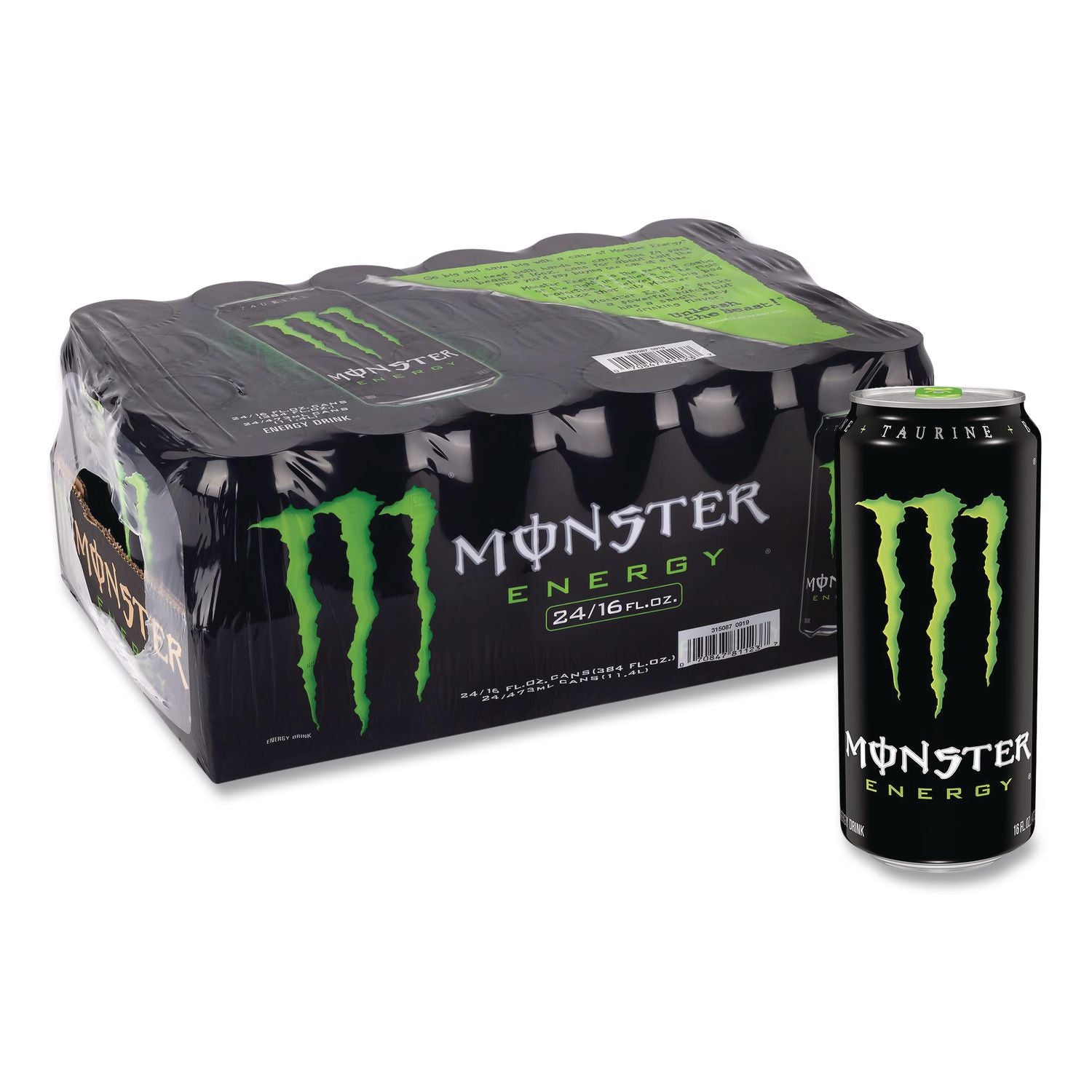 Monster Energy Original, 16 oz Bottle, 24/Carton (GRR22002676) Case of 24 Monster Energy® Energy Drinks