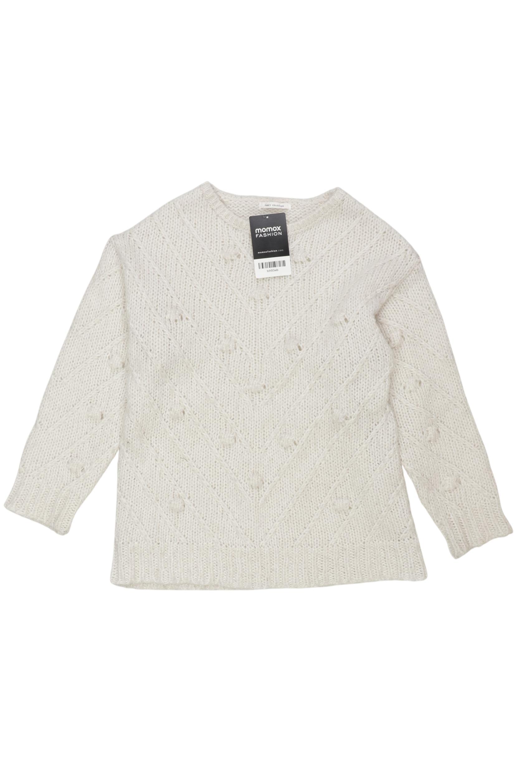 Zara Mädchen Pullover, Gr. 134, cremeweiß, Synthetik