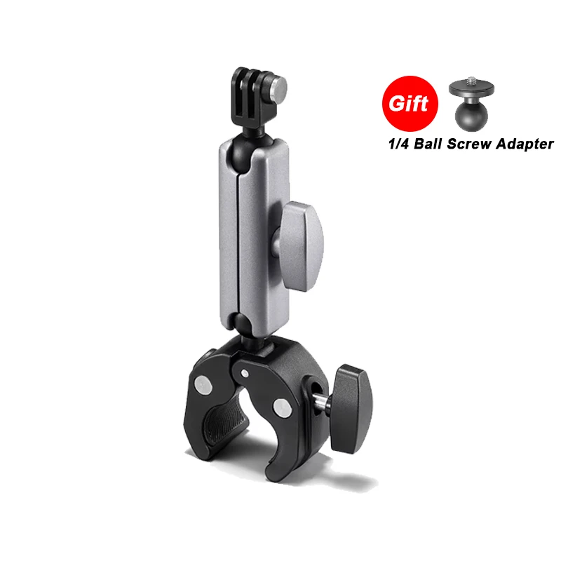 Apex Rush Motorrad-Fahrradhalterung, Sportkamera-Halterung für GoPro 12 11 10 9 8, Insta360 X3 X4 DJI Image