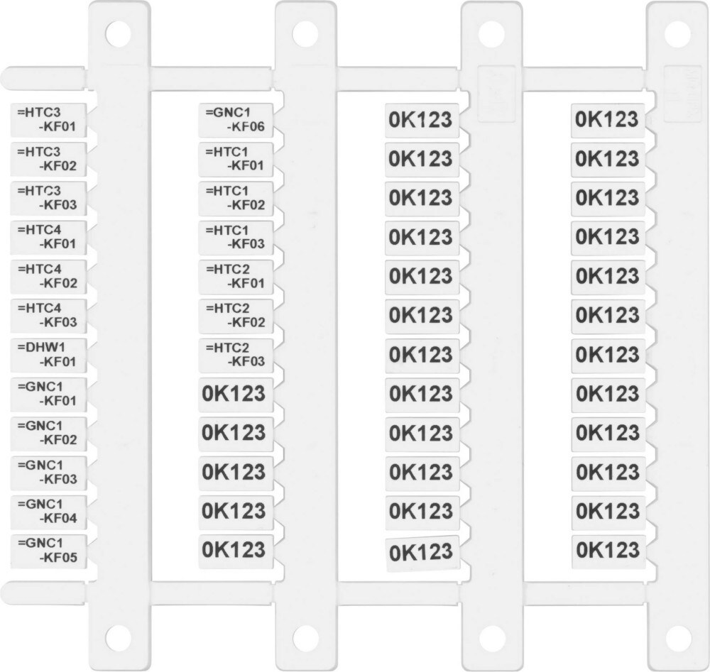 Finder Bezeichnungsschild-Matte 093.48 09348 Image