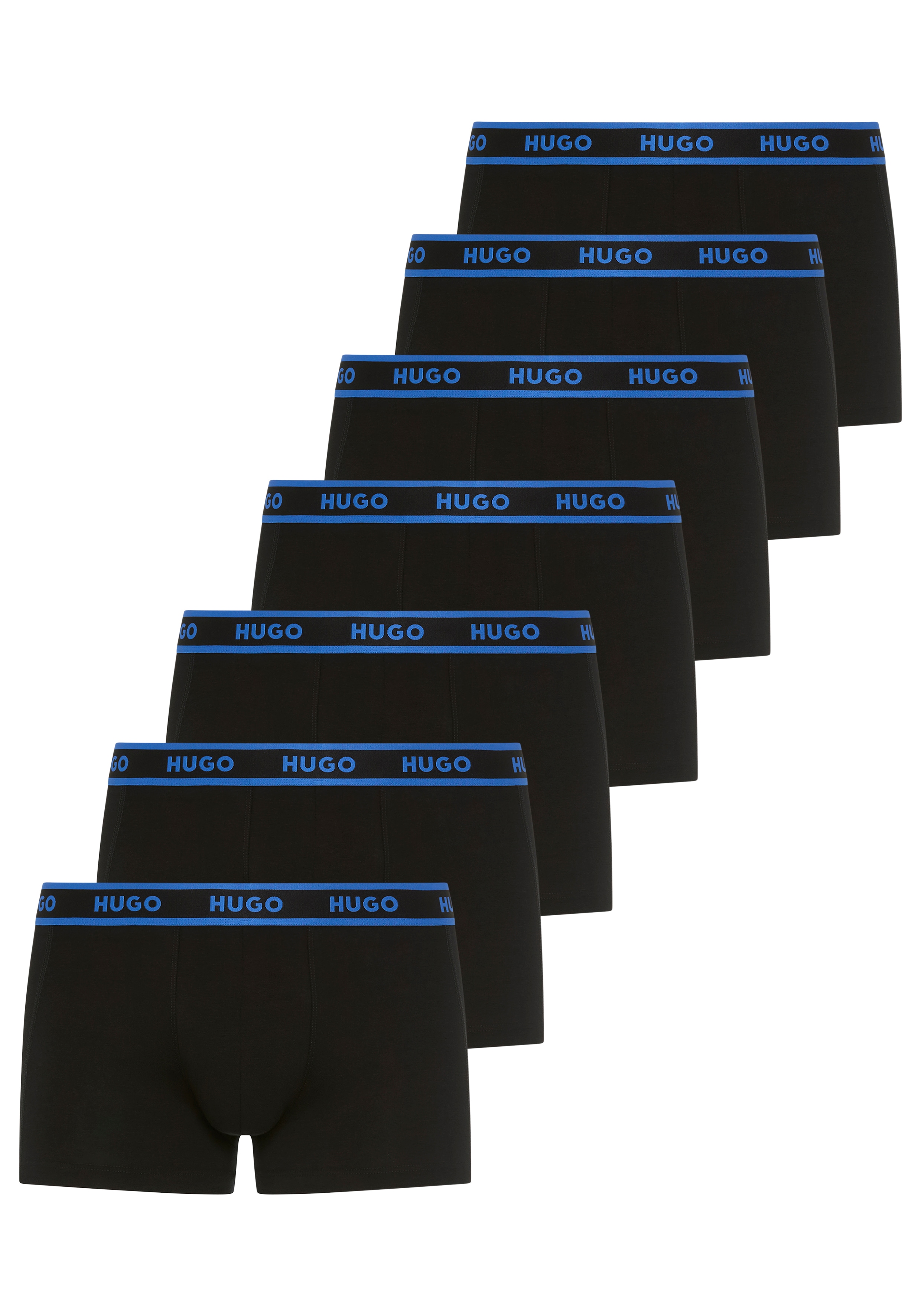 Trunk BOSS, Herren, Gr. XXL (56), schwarz 001, Jersey, Obermaterial: 95% Baumwolle, 5% Elasthan, körpernah, Unterhosen, elastischer Bund, enganliegend Image