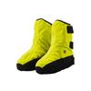 Fahrradschuh GONSO "Save Shoecover Therm", Herren, Gr. M, gelb (neongelb), 100% Polyester, Schuhe, wasserdichter Überschuh, Schuhüberzieher, Easy Entry System