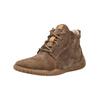 Schnürstiefelette JOSEF SEIBEL "Josef Seibel Stiefelette Veloursleder", Damen, Gr. 39, grau (taupe), Veloursleder, casual, Schuhe